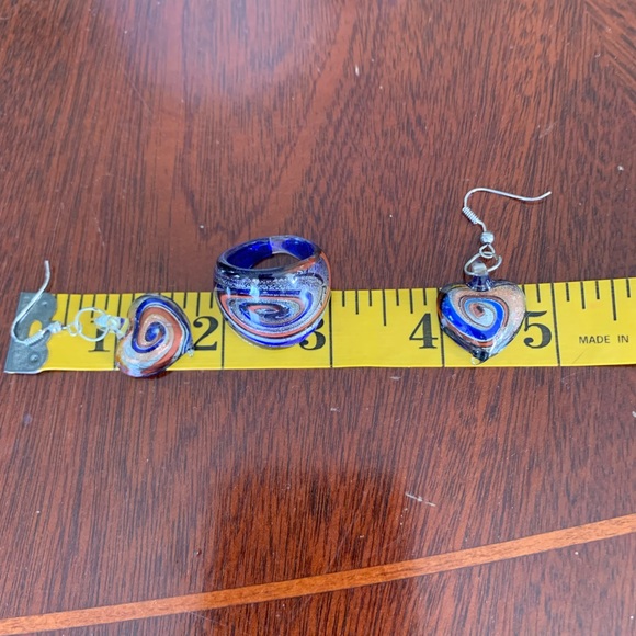 Artisan Art Glass Jewelry Set - Picture 9 of 9